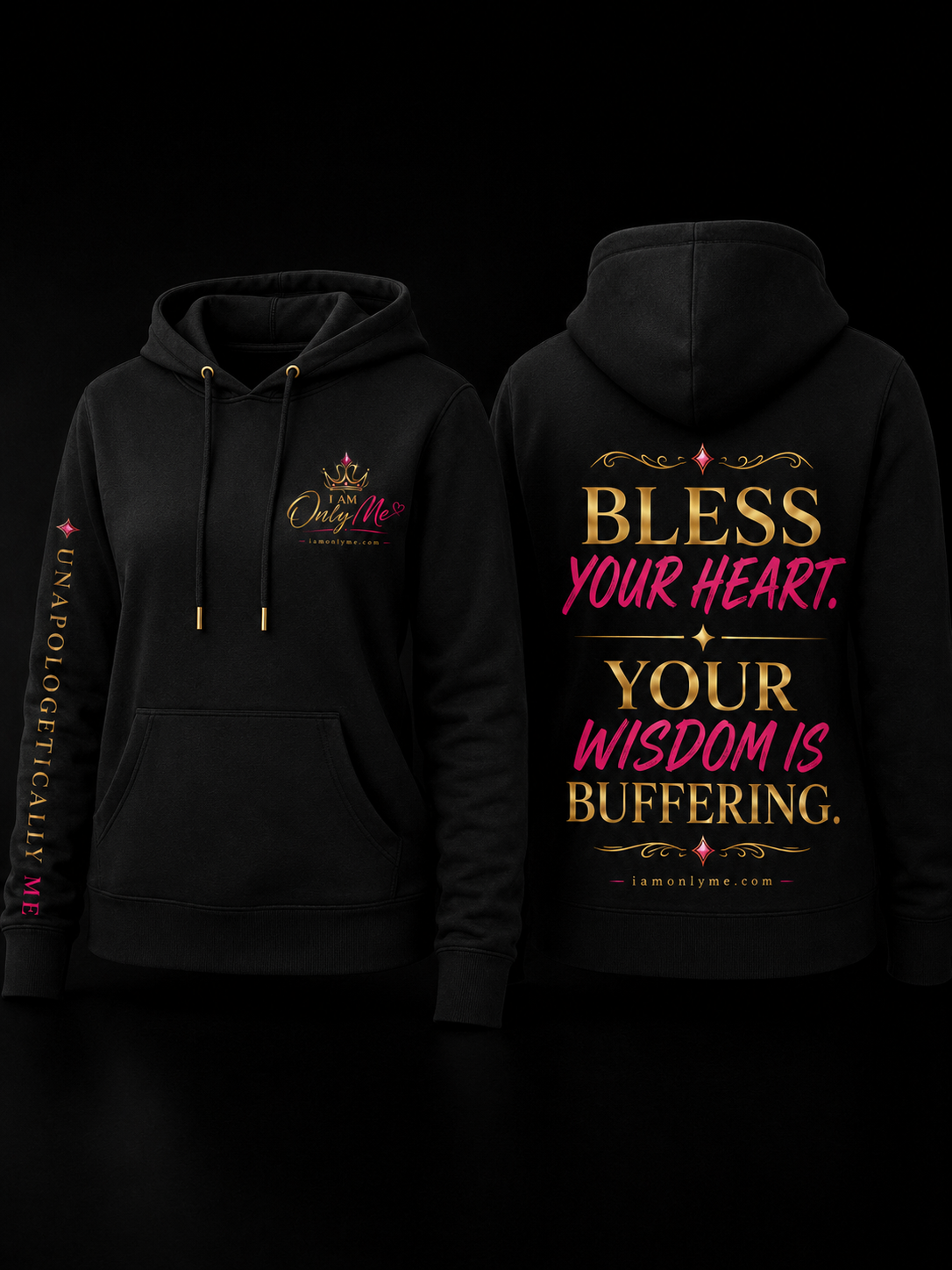 Bless Your Heart Hoodie Back