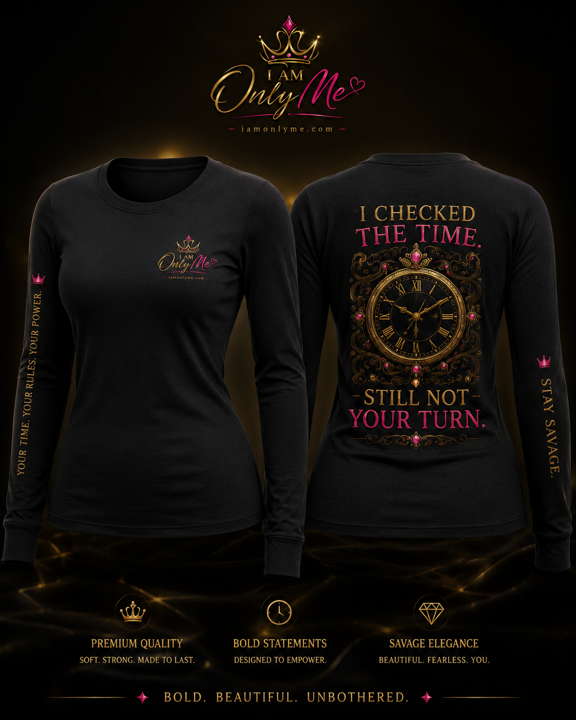 Stay Savage Sleeve Print