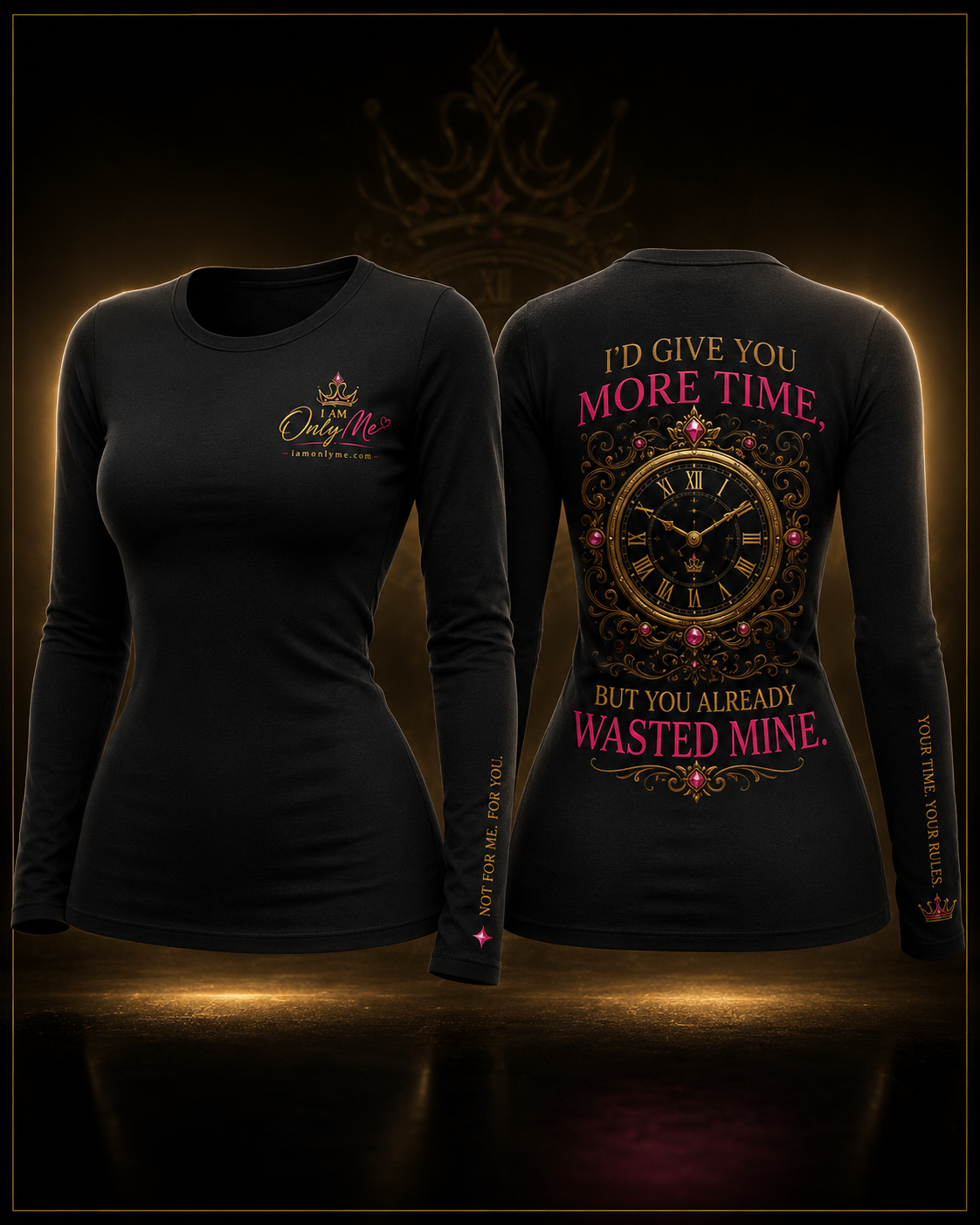 Confidence And Wisdom Long Sleeve Back